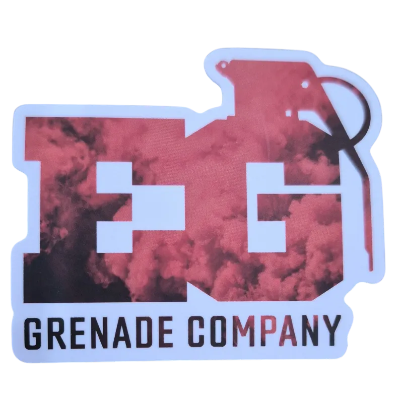 Sticker Enola Gaye Eg Grenade Rouge/noir Sticker Enola Gaye Eg Grenade Rouge/noir