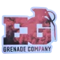 Sticker Enola Gaye Eg Grenade Rouge/noir Sticker Enola Gaye Eg Grenade Rouge/noir