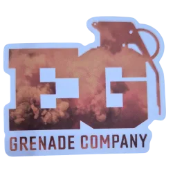 Sticker Enola Gaye Eg Grenade Orange