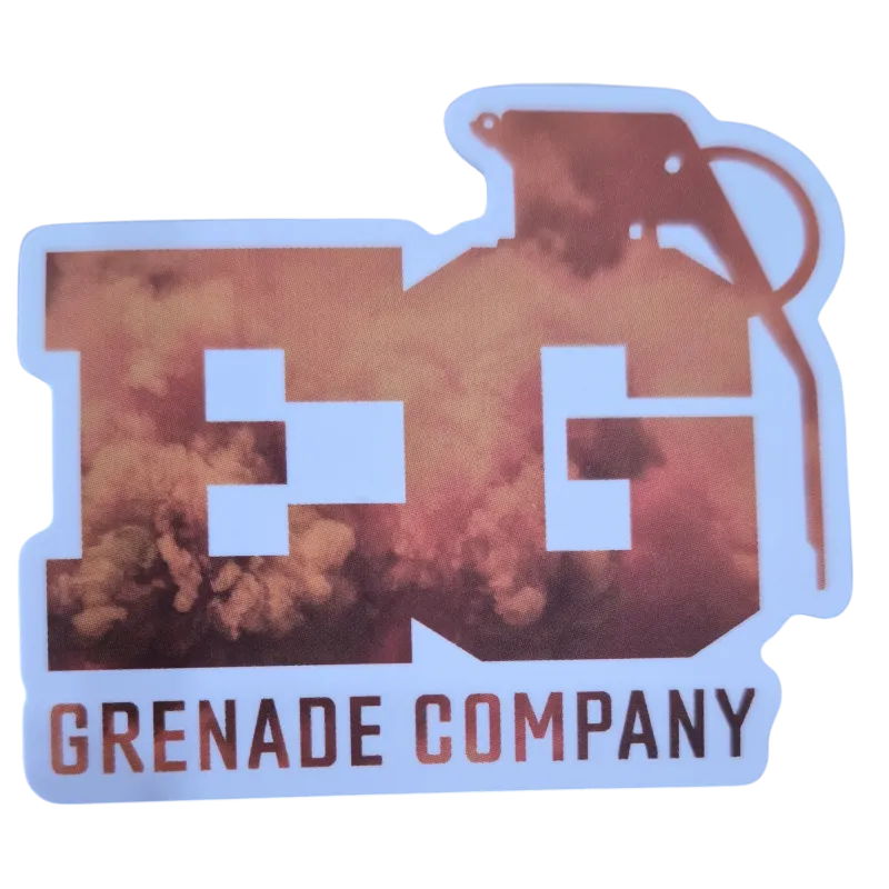 Sticker Enola Gaye Eg Grenade Orange Sticker Enola Gaye Eg Grenade Orange
