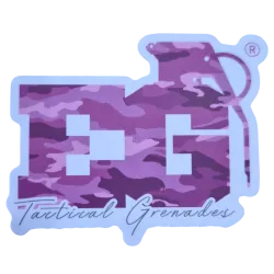 Sticker Enola Gaye Eg Grenade Rose/violet