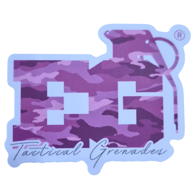 Sticker Enola Gaye Eg Grenade Rose/violet