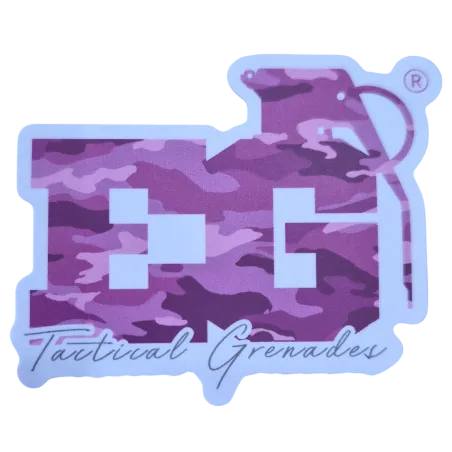 Sticker Enola Gaye Eg Grenade Rose/violet