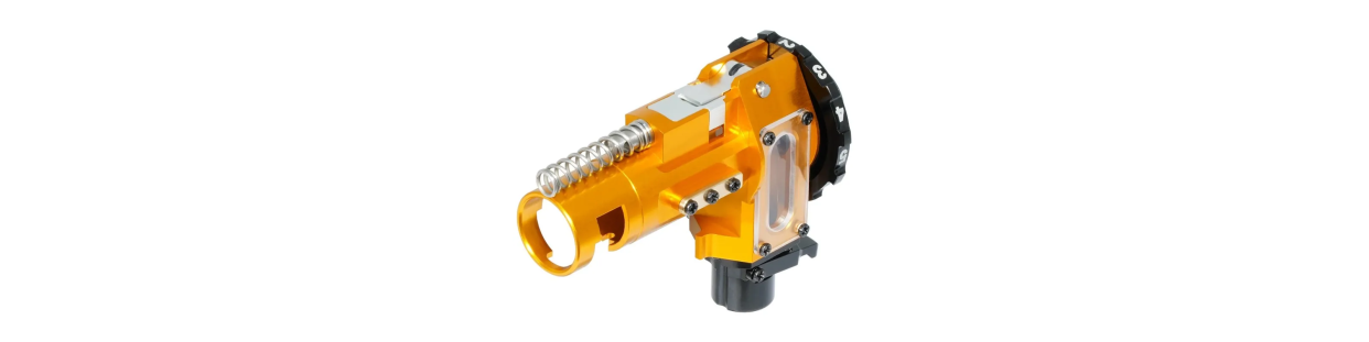 Blocs Hop-Up Airsoft | Chambres Alu CNC AEG GBB Précision