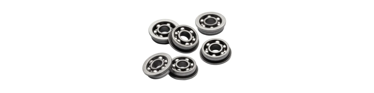 Bearing Bushing Gearbox Airsoft | 6mm 7mm 8mm 9mm Acier et céramique